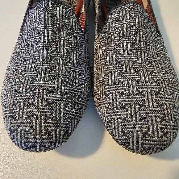 Rothy's Charcoal Grid Loafers Size 10.5 - Picture 4 of 9